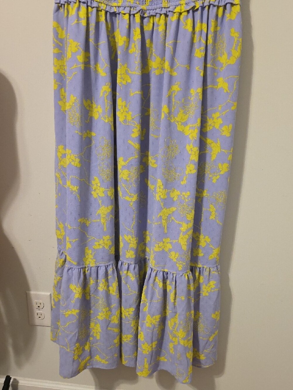 NWT Jessica Simpson Sweet Lavender Hidden Lotus Flower Dress Size XL - Picture 3 of 6